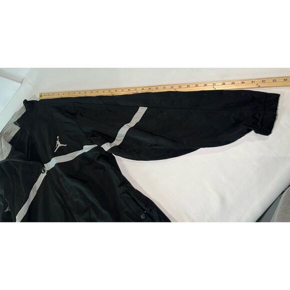 Nike Air Jordan Jacket Mens XL Black Track Nike Dri-Fit Full-Zip Jumpman - Picture 12 of 16